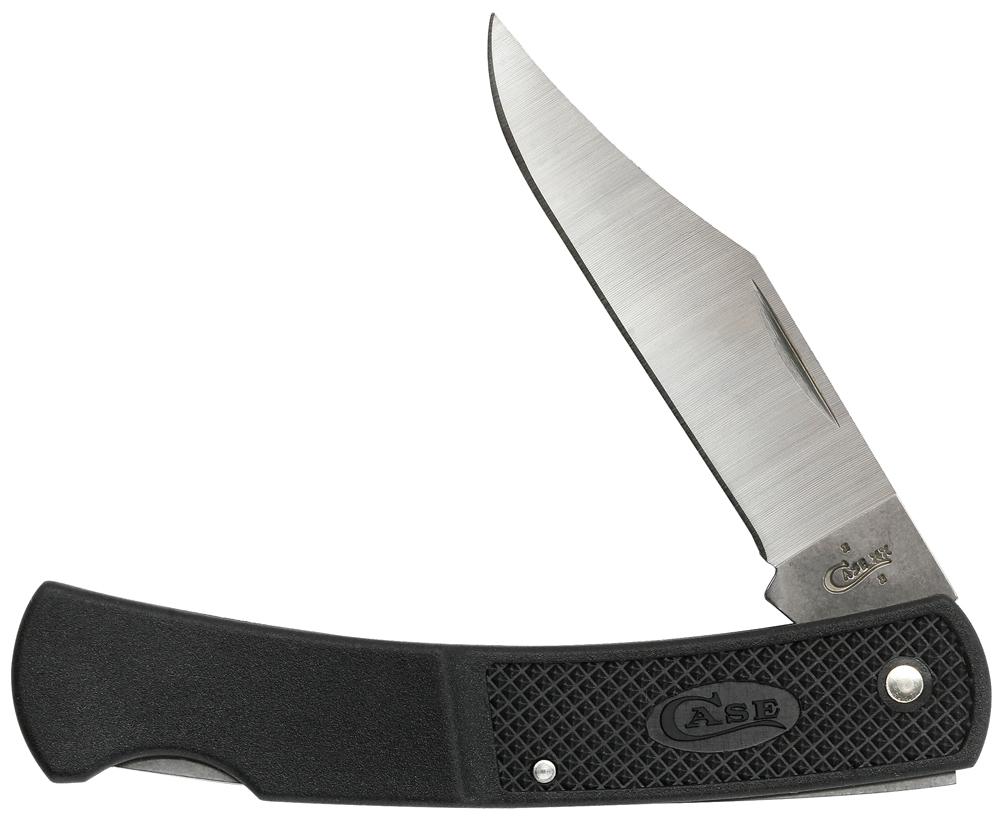 Case Black Case Caliber Synthetic Medium Lockback Folding Pocket Knife #00147