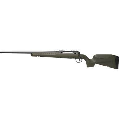 Savage Arms 32072 Axis 2 22-250 Rem 4+1 22" Matte Black Sporter Barrel, Matte Black Drilled & Tapped Steel Receiver, Fixed Green Synthetic Stock, Left Hand