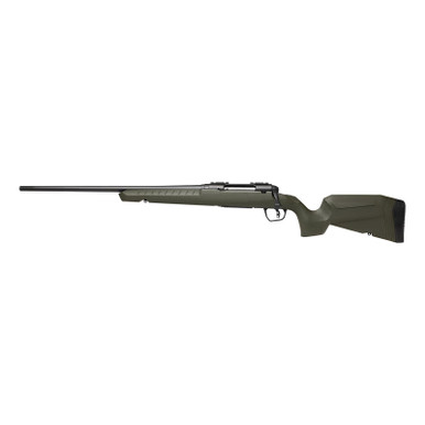 Savage Arms 32080 Axis 2 270 Win 4+1 22" Matte Black Sporter Barrel, Matte Black Drilled & Tapped Steel Receiver, Fixed Green Synthetic Stock, Left Hand