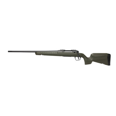 Savage Arms 32132 Axis 2 Compact 350 Legend 4+1 18" Matte Black Heavy Sporter Barrel, Matte Black Drilled & Tapped Carbon Steel Receiver, Fixed OD Green Synthetic Stock, Left Hand
