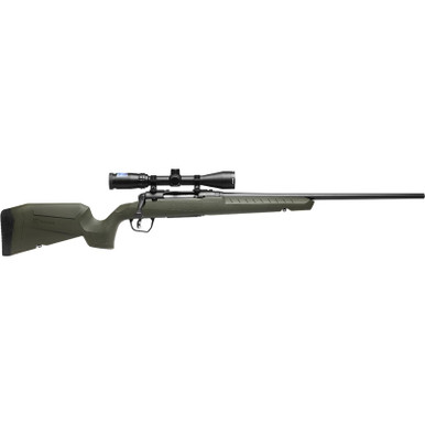 Savage Arms 32149 Axis 2 XP Combo Full Size 223 Rem 4+1 22" Black Sporter Barrel, Black Carbon Steel Receiver Drilled & Tapped, OD Green Fixed Synthetic Stock, Weaver 3-9x40mm Scope, Right Hand