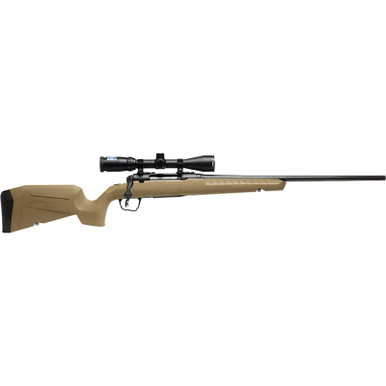 Savage Arms 32163 Axis 2 XP Combo 6.5 Creedmoor 4+1 22" Black Sporter Barrel, Black Drilled & Tapped Steel Receiver, Fixed Flat Dark Earth Synthetic Stock, Right Hand, Boresighted 3-9x40
