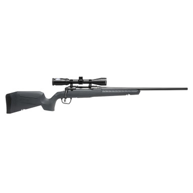 Savage Arms 32181 Axis 2 XP Combo Full Size 30-06 Springfield 4+1 22" Black Sporter Barrel, Black Carbon Steel Receiver Drilled & Tapped, Gray Fixed Synthetic Stock, Weaver 3-9x40mm Scope, Right Hand