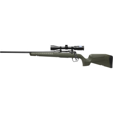 Savage Arms 32192 Axis 2 XP Combo 30-06 Springfield 4+1 22" Black Sporter Barrel, Black Drilled & Tapped Steel Receiver, Fixed OD Green Synthetic Stock, Left Hand, Boresighted 3-9x40mm