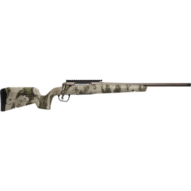 Savage Arms 32306 Axis 2 Pro Compact 350 Legend 4+1 18" Gun Metal Bronze Cerakote Heavy Threaded Barrel & Picatinny Rail Carbon Steel Receiver, Fixed Woodland Camo Synthetic Stock, Right Hand