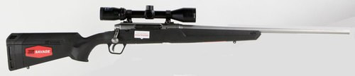 Savage Axis II XP 270 Winchester, With 3X9X40 Scope, 22" Barrel, Stainless Steel,, Synthetic, Black, 4 rd