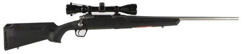 Savage Axis XP 30-06 Springfield, With 3X9X40 Scope, 22" Barrel, Stainless Steel,, Synthetic, Black, 4 rd