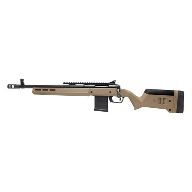 Savage Arms 58202 110 Scout Full Size 450 Bushmaster 5+1 16.50" Matte Black Threaded Barrel, Picatinny Rail Carbon Steel Receiver, Flat Dark Earth Magpul Hunter Synthetic Stock, Left Hand