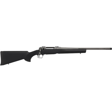 Savage Arms 58278 110 Trail Hunter Lite Full Size 7mm PRC 2+1 20" " Fluted/Threaded Barrel, Drilled & Tapped Steel Receiver, Black Fixed Synthetic Stock