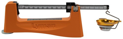 Lyman Brass Smith 500 Reloading Scale Aluminum Orange