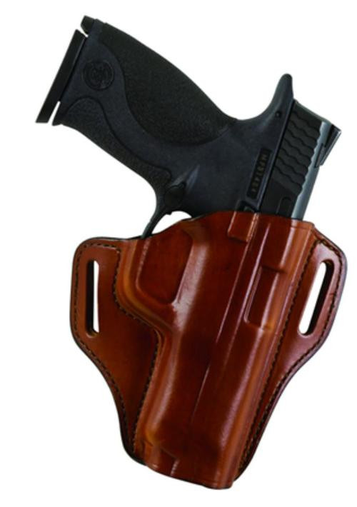 Bianchi, Model #57 Remedy Open Top Leather Holster, Fits Glock 42, Tan, Right Hand