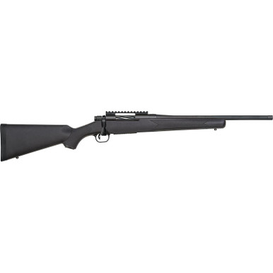 Mossberg 28232 Patriot Carbine 350 Legend 5+1 18" Matte Blued Threaded Bull Barrel, Matte Blued Picatinny Rail Receiver, Black Fixed Synthetic Stock