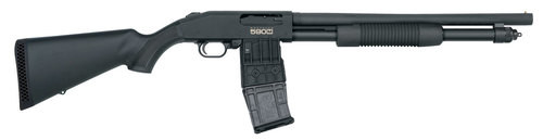 Mossberg 590M, 12 Ga, 18.5" Barrel, 2.75" Chamber, 10rd, Mag-Fed, Blued