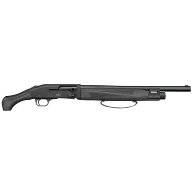Mossberg 83002 990 AfterShock 12 Gauge Semi-Auto 3" 5+1 18.50" Matte Blued Barrel, Strapped w/M-LOK Forend, Matte Blued Receiver, Black Synthetic Aftershock Grip, Ambidextrous