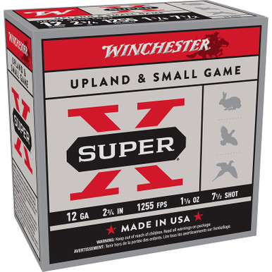 Winchester Ammo XU12H7 Super X Heavy Game Load 12Gauge 2.75" 1 1/8oz 7.5Shot 25 Per Box/10 Case