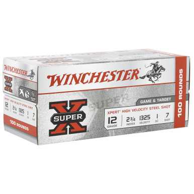 Winchester Ammo WE12GTVP7 Super X Xpert High Velocity 12Gauge 2.75" 1oz 7Shot 100 Per Box/2 Case *Value Pack