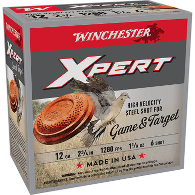 Winchester Ammo WE12GTH6 Super X Xpert High Velocity 12Gauge 2.75" 1 1/8oz 6Shot 25 Per Box/10 Case
