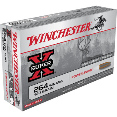 Winchester Super X264 Winchester Magnum 140 GR Power Point 20 Rounds