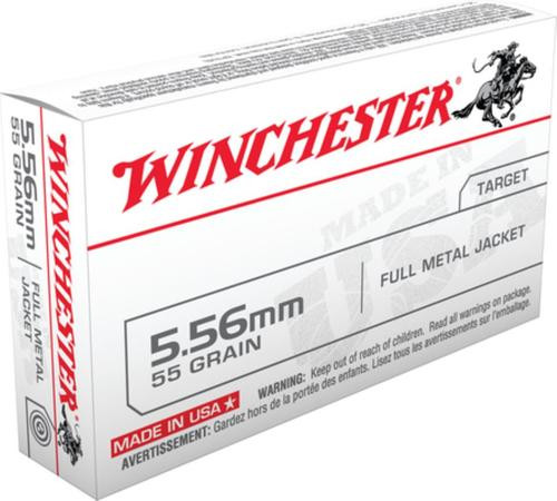 Winchester M193 5.56 NATO, 55gr, Full Metal Jacket, 800rd Case