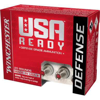 Winchester Ammo RED45HP USA Ready 45ACP 200gr Hex Vent Hollow Point 20 Per Box/10 Case