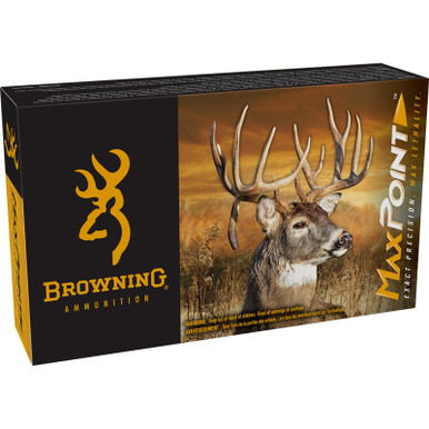 Browning Ammo B192102432 Max Point 243Win 95gr 20 Per Box/10 Case