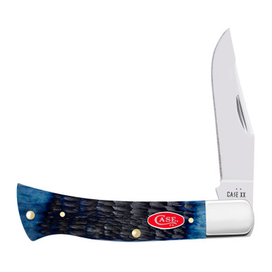 Case XX Axe Rogers Jig Navy Blue Bone 6888 Stainless Pocket Knife