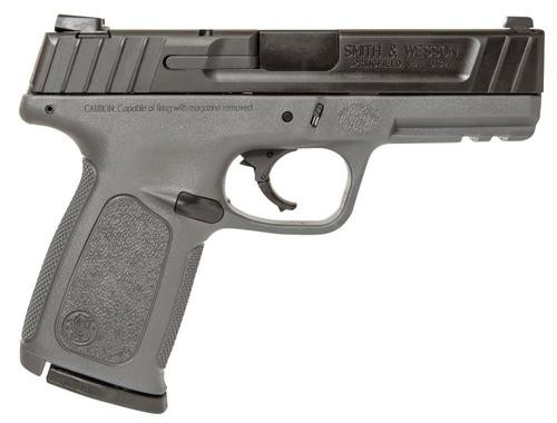 Smith & Wesson SD40, .40 S&W, 4", 14rd, Black/Gray Polymer Grip Black Armornite Stainless Steel