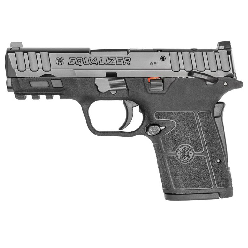 S&W Equalizer 9mm Semi Auto Pistol 3.675″ Barrel 15 Rounds Thumb Safey Optics Ready Black #13591