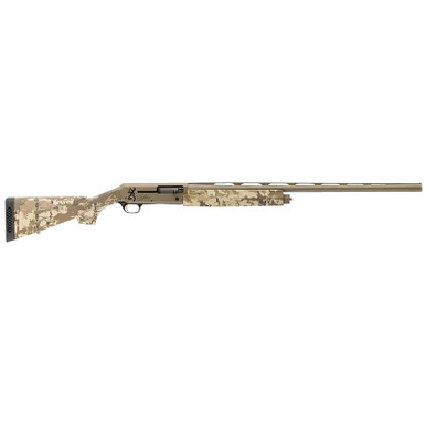 Browning 011438205 Silver Field 12 Gauge 3.5" 4+1 (2.75") 26", FDE Barrel/Rec, AURIC Camo Synthetic Stock With Textured Gripping Surface