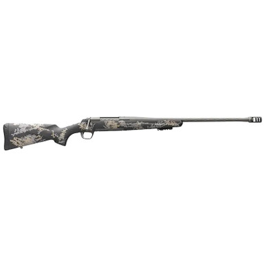Browning 035583299 X-Bolt Mountain Pro SPR 6.8 Western 3+1 20" Steel Fluted Sporter Barrel, Tungsten Gray Cerakote Steel Receiver, Accent Graphic Black/ Carbon Fiber Stock, Right Hand