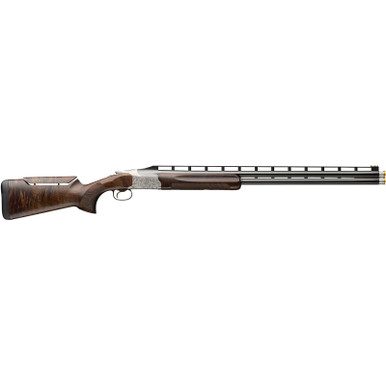 Browning 0183504002 Citori 825 Pro Trap 12 Gauge Break Open 2.75" 2rd 32" Polished Blued Over/Under Vent Rib Barrel, Silver Nitride Stainless Steel Receiver, Adj Comb Gloss Black Walnut Stock