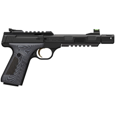 Browning 051597490 Buck Mark Contour Pro 22 LR 10+1 5.90" Matte Black Gray/Black G-10 Grip