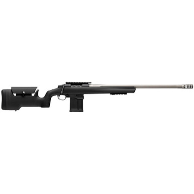 Browning 036094229 X-Bolt 2 Target Max 300 Win Mag 5+1 26" Satin Gray Fluted Threaded Barrel, Matte Blued Picatinny Rail Steel Receiver, Picatinny Rail Forend, Adj Comb & LOP Black Composite Stock