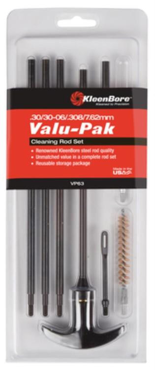 Kleen-Bore, Dual-Kleen, Cleaning Kit, Includes Pull Through Rope Cleaner, Phosphor Bronze Bore Brush, Precision Barbed Point Jag, .223/5.56
