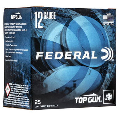 Federal TG12175 Top Gun 12 Gauge 2.75" 1 oz 7.5 Shot 25 Rounds