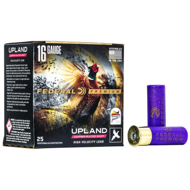 Federal PF1634 Premium Wing-Shok Pheasant Forever High Velocity 16Gauge 2.75" 1 1/8oz 4Shot 25 Per Box/10 Case