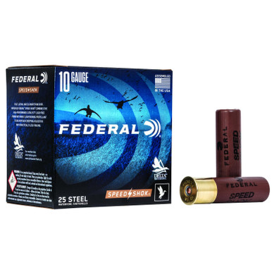 Federal WF107T Speed-Shok 10Gauge 3.50" 1 1/2oz TShot 25 Per Box/10 Case