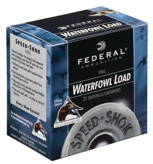 Federal Speed-Shok Steel 10 Ga, 3.5", 1450 FPS, 1.5oz, BBB Shot, 25rd Box