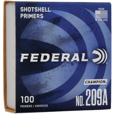 FEDERAL 209ASHOTSHELL PRIMER 100 CT.
