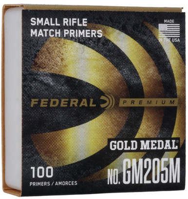 FEDERAL GM205M GM SMALL RIFLE PRIMER 100 CT.