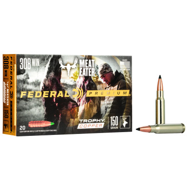 Federal P308TC3 Premium 308Win 150gr Trophy Copper 20 Per Box/10 Case