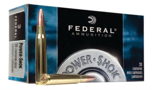 Federal Power-Shok 270 Winchester Soft Point 130gr, 20Box/10Case