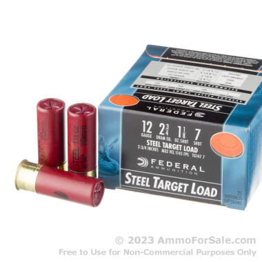 Federal Top Gun 12ga 2 3/4″ 1 1/8oz. #7 Steel Target Loads 250ct #TG147 7
