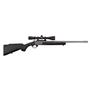 Traditions CRS-351130LT Outfitter G3 Takedown 350 Legend 1rd 22", Stainless Cerakote Barrel/Rec, Black Synthetic Stock, Muzzle Brake, 3-9x40mm BDC Scope
