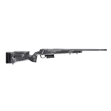 Bergara Rifles B14S754 B-14 Crest 22-250 Rem 5+1 20" Sniper Gray Cerakote #5 Contour Threaded Barrel, Sniper Gray Cerakote Steel Receiver, Black & Gray Sponge Fixed Carbon Fiber Stock