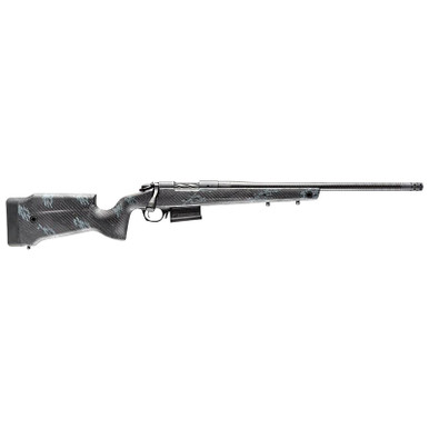 Bergara Rifles B14S754CF B-14 Crest 22-250 Rem 5+1 20" Sniper Gray Cerakote Fluted Barrel, Steel Receiver, Fixed Carbon Fiber Black & Gray Sponge Stock