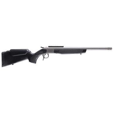 CVA CR4439S Scout Takedown 35 Whelen 1rd 22" Stainless Fluted Threaded Barrel, Stainless Steel Receiver w/Picatinny Rail, Adj Comb & LOP Black Synthetic Stock