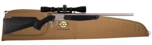 CVA Scout V2 Single Shot Package .44 Magnum 22" Stainless Steel Barrel Synthetic Stock Black With KonusPro 3-9x40mm Riflescope and Case