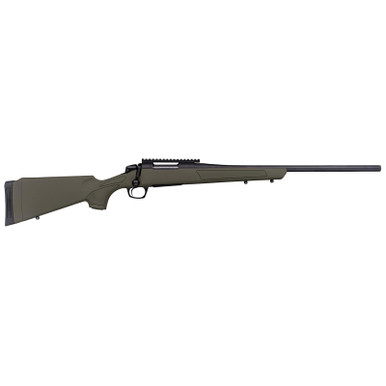 CVA CR3906G Cascade 7mm-08 Rem 4+1 22" Black Cerakote Steel Threaded Barrel, Black Cerakote Receiver, OD Green Synthetic Stock