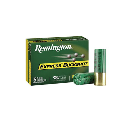 Remington Ammunition 20620 Express Buckshot 12Gauge 2.75" 00Buck Shot 5 Per Box/50 Case